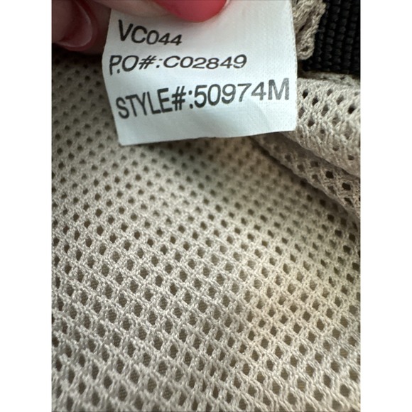 Chaps Ralph Lauren Men's Anorak Sty Windbreaker Pullover Size L Beige Hood VTG - Picture 6 of 6